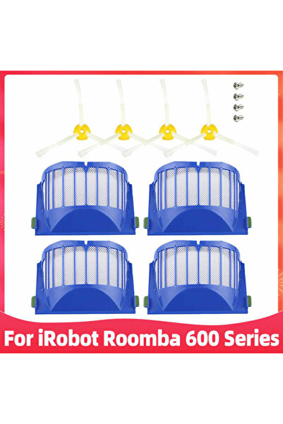 NO BRAND مناسب لمجموعة حقيبة الغبار والفلاتر، مناسب لفرش وممسحة مكنسة روبوت س...