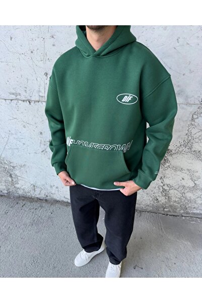 DIFRANSEL JEANS Men's Cotton Oversize Printed Sweatshirt