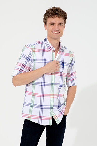 U.S. Polo Assn. Men's Green Long Sleeve Shirt 50249532-Vr020