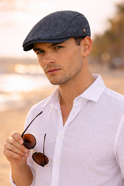 ZERAMİNE Men's London Cap – Summer Flat Cap British Hat Model