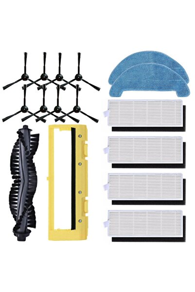 NO BRAND مناسب لاستبدال فرشاة الجانب لفلتر HEPA، ومناسب لقطع غيار مكنسة الروب...