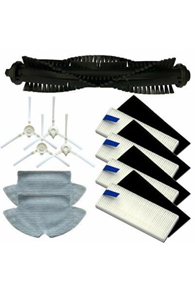 NO BRAND قطع غيار مكنسة كهربائية 360 S6 Sweeper: فرشاة رئيسية/جانبية، فلتر، م...