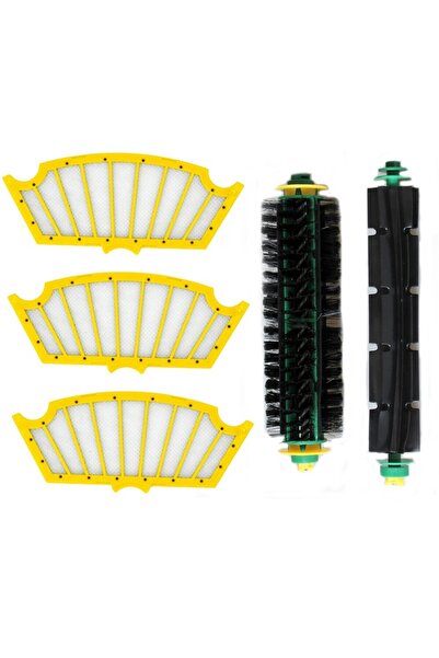 NO BRAND يناسب فلاتر وفرش وأجزاء مجموعة iRobot Roomba من سلسلة 500 و510 و530 ...