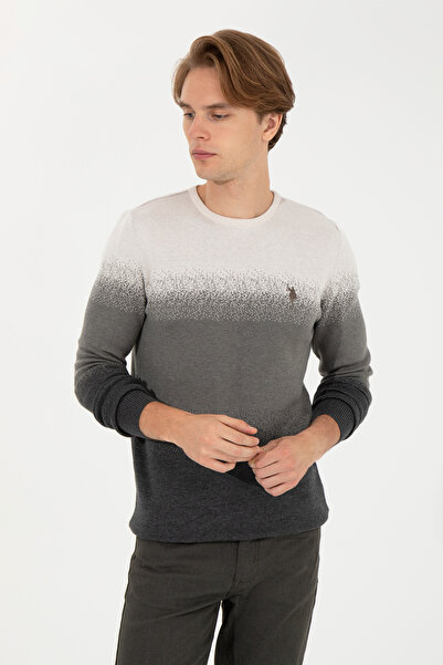 U.S. Polo Assn. Men's Anthracite Melange Sweater 50252199-Vr081