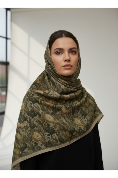 Onur Scarf - Camellia Scarf Merry Pattern Soft Scarf Most Trending Models Fas...