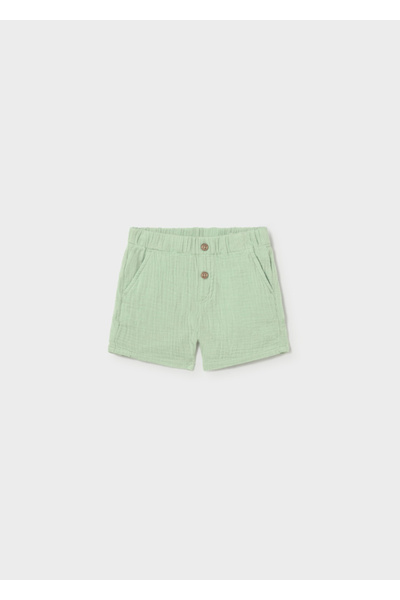 MAYORAL Baby Boy Wide Leg Muslin Shorts 1216