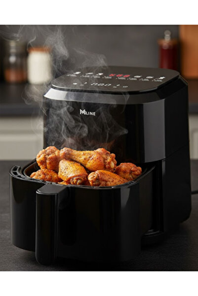 Genel Markalar Yağsız Pişirme Teknolojili 4L Cam Hazneli Dokunmatik Airfryer ...