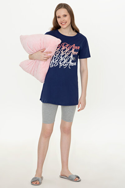 U.S. Polo Assn. Women's Navy Blue Pajama Set 50255861-Vr033