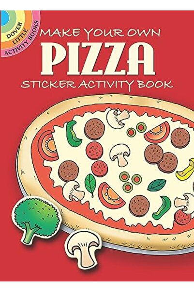 Dover Publications اصنع بيتزا خاصة بك: كتاب أنشطة ملصقات