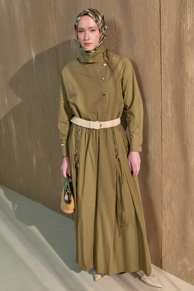 Setrms İpli Natural Pamuk Etek