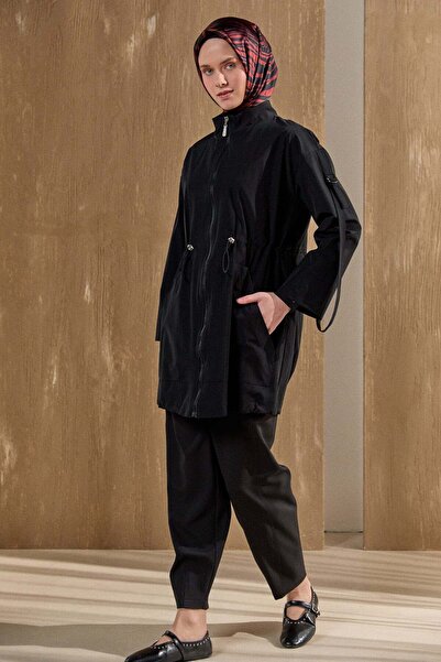 Setrms Yüksek Yakalı Stoperli Kap