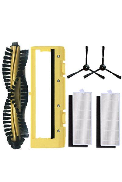 NO BRAND مناسب لاستبدال فرشاة الجانب لفلتر HEPA، ومناسب لقطع غيار مكنسة الروب...