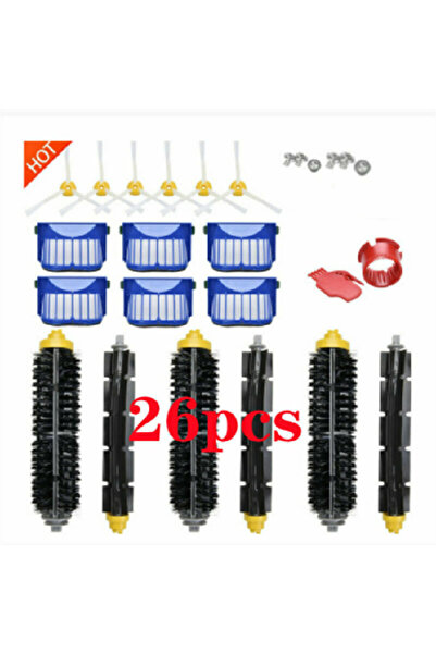 NO BRAND مناسب لمجموعة حقيبة الغبار والفلاتر، مناسب لفرش وممسحة مكنسة روبوت س...