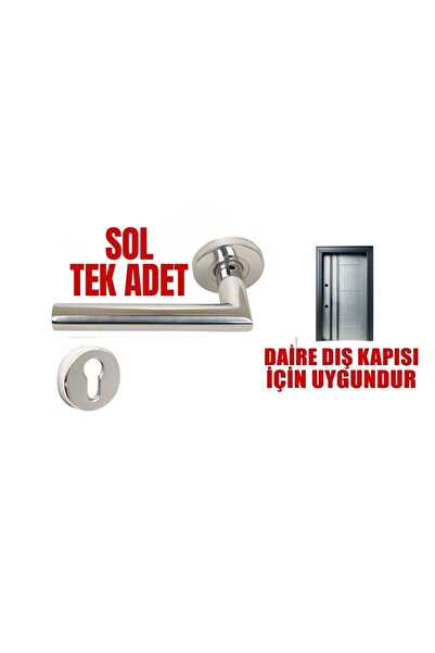 Store VEGA KROM YALE TİPİ SOL PASLANMAZ KAPI KOLU