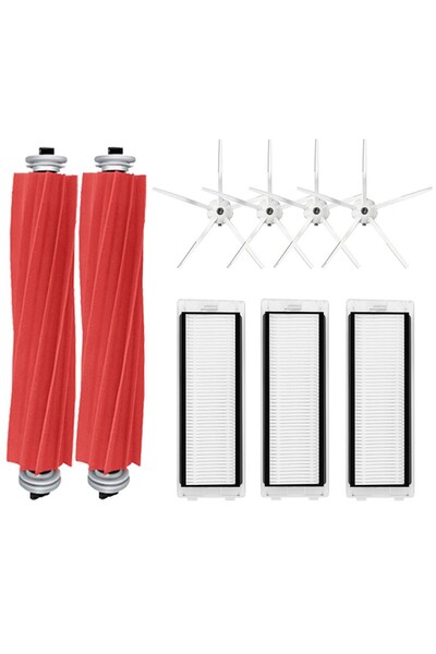 NO BRAND مناسب لفرشاة روبوروك P10/Q ريفو الرئيسية، والفرشاة الجانبية، والفلتر...