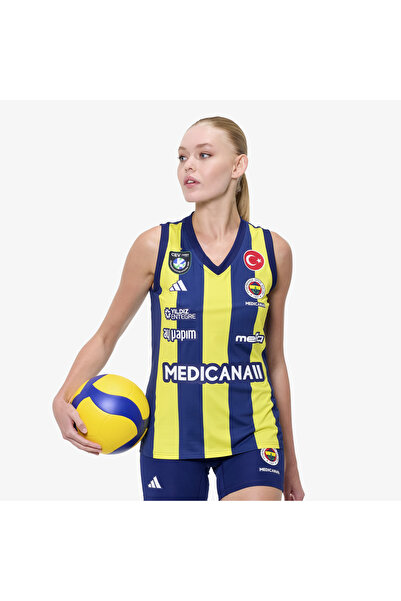 adidas Fenerbahçe Kadın Mavi/Sarı Voleybol Forması