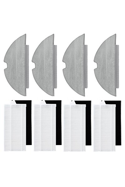 NO BRAND مناسب لروبوت التنظيف Eufy RoboVac L35، طقم فلتر بديل، قطعة غيار للمك...