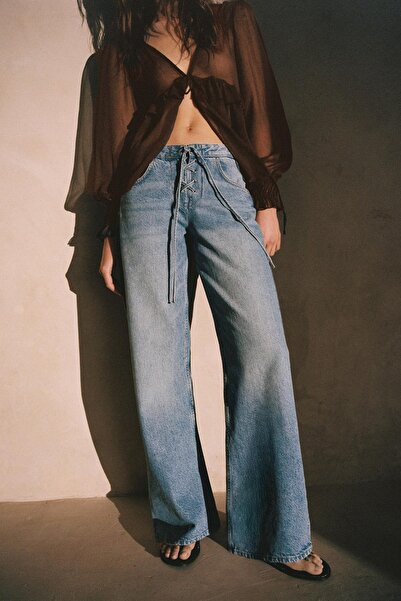 Pull & Bear Düşük bel korsan jean