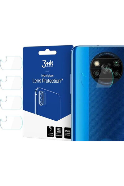3MK SZKŁO HYBRYDOWE PROTECȚIE LENTILE XIAOMI POCO X3 NFC