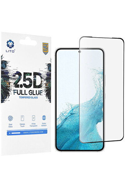 Lito Film for Samsung Galaxy S22 5G / S23 - 2.5D Super Thin Glass - Black