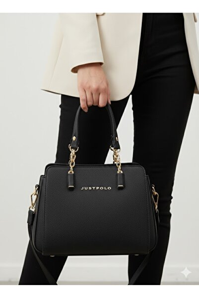 Just Polo Women's Shoulder and Hand Bag Polo Fabric