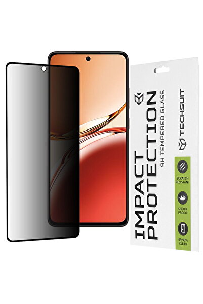 Techsuit Folie pentru Oppo Reno12 F / Oppo Reno12 FS - 111D Privacy Full Glue...