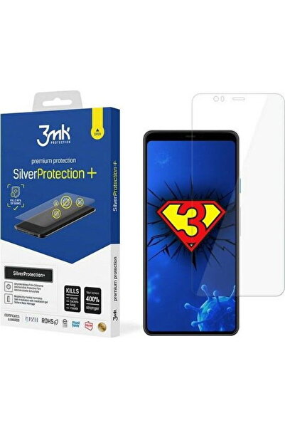 3MK Silver Protect+ Google Pixel 4 XL Folia Antymikrobowa montowana și mokro