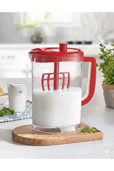 ÇEÇEN HOME Mikser Sürahi Ayran Sürahisi Ayran Yapma Sürahisi, Ayran Karıştırı...