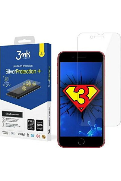 3MK Silver Protect+ iPhone 8 Plus Folia Antymikrobowa montowana na mokro