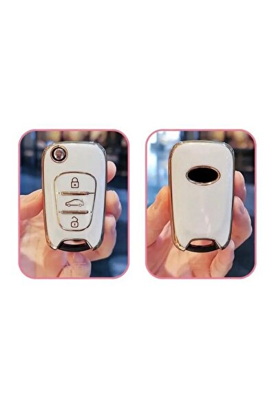 CİHAN GROUP Hyundai Accent Era I20 I30 Elantra Luxury Key Protection Case Ple...