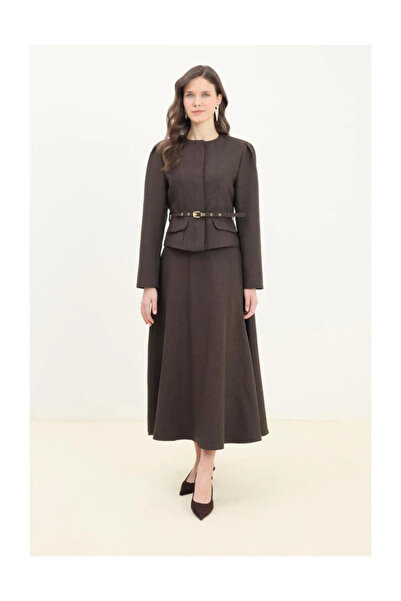 Line By Touches Lindsey Belted Suit