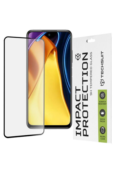 Techsuit Folie for Xiaomi Redmi Note 10 5G / Poco M3 Pro 5G - 111D Full Cover...