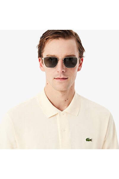 Lacoste L.12.12 Light Erkek Classic Fit Bej Polo