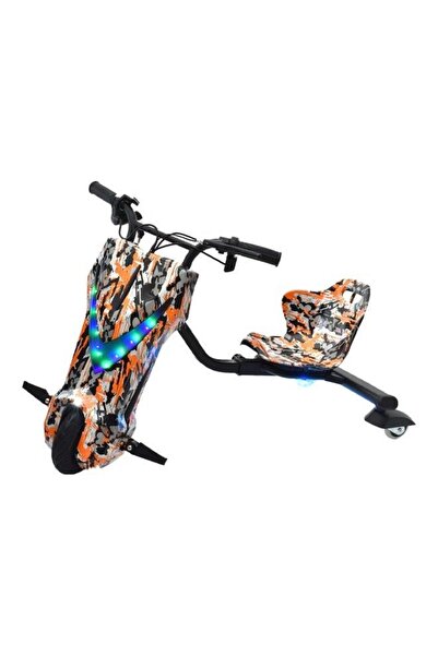 Rally سكوتر كهربائي ثلاثي العجلات من دريفت مع خوذة وواقيات للركبة والمرفقين