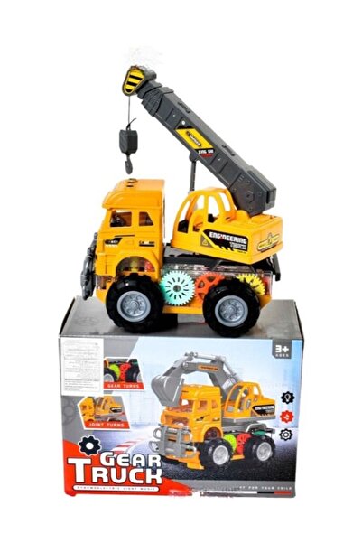 Generic Battery Operated Gear Truck Construction Toy Vehicle Playset