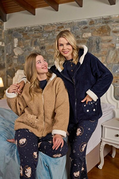 Aqua 26220 Hooded Plush Single Jacket with Ears