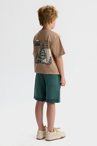 HAUSEkids Αγορίστικο σετ Panther Theo για ηλικίες 8-14 ετών - Camel