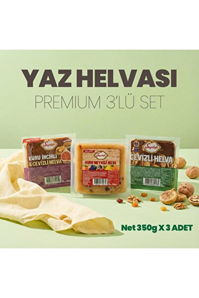 Seyidoğlu Yaz Helvası Premium 3'lü Set (350 g x 3)