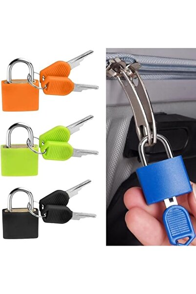 Arabest أقفال حقائب سفر بمفاتيح، أقفال صغيرة للأمتعة، مناسبة لحقائب السفر، وخ...