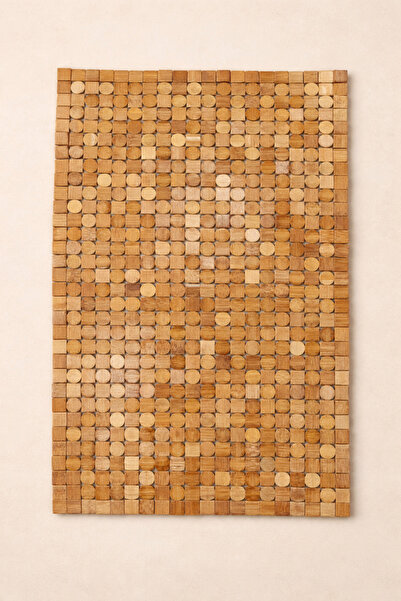 LEONEV 40X60 Bamboo Bathroom Mat