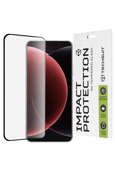 Techsuit Folie pentru Xiaomi 15 Ultra - 111D Full Cover / Sticlă completă ade...