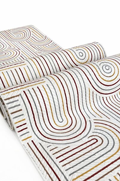 MBA Gökkuşağı Desen Pinterest Renkli Yıkanabilir Kabartmalı Aksu Prime Kaymaz...