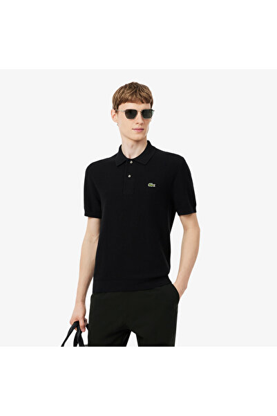 Lacoste Erkek Classic Fit Kısa Kollu Polo Yaka Siyah Triko