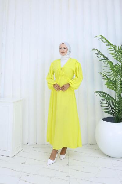 MODA CEYDA Balloon sleeve dress