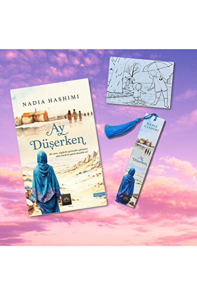 Arkadya Yayınları AY DÜŞERKEN / PÜSKÜLLÜ AYRAÇ VE KARTPOSTAL HEDİYE