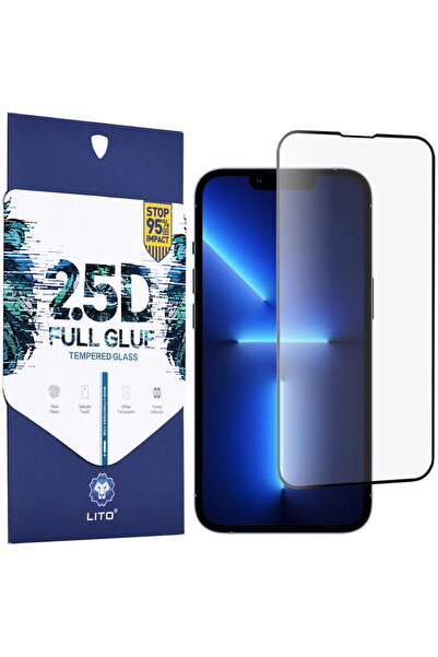 Lito Folie pentru iPhone 13 Pro Max / iPhone 14 Plus - 2.5D FullGlue Glass - ...