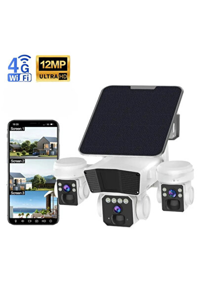 MagExpert 4G solar crocodile camera multi-lens, 12MP, solar panel, cloud and ...