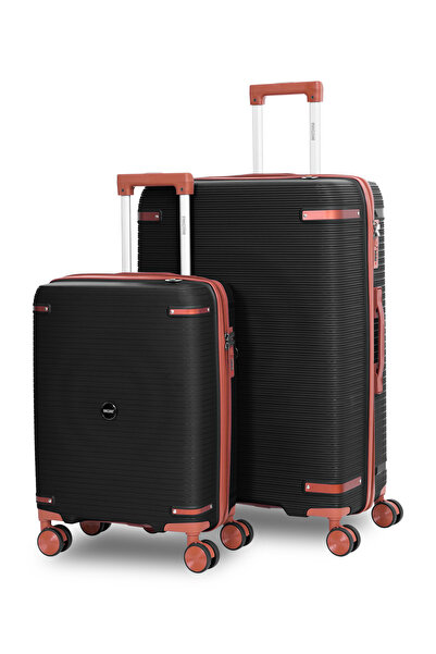 PARAJOHN Seravia 2-Piece Hardside Luggage Set – 10/30KG, 8-Wheel Polypropylen...