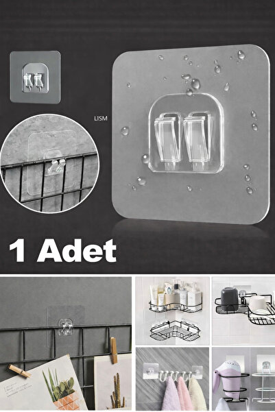 MİMOZA PARK 1 Adet Süper Güçlü Kendinden Yapışkanlı Raf Çerçeve Tutucu Kanca ...