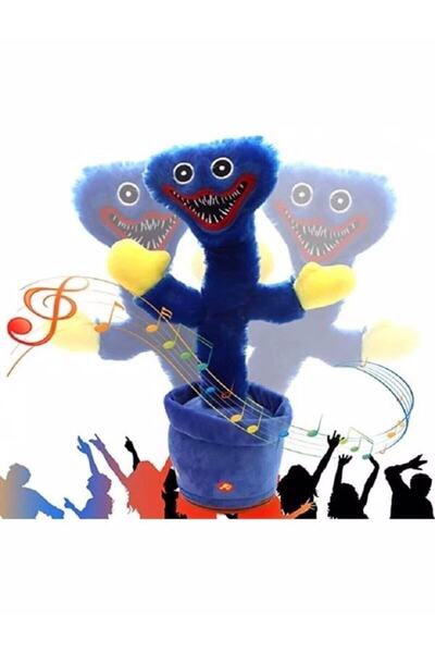 misan Dans Eden Peluş Kaktüs Oyuncak – Müzikli, Hareketli, Eğlenceli – 32 cm